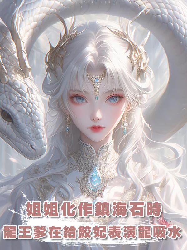 姐姐化作鎮海石時，龍王爹在給鮫妃表演龍吸水