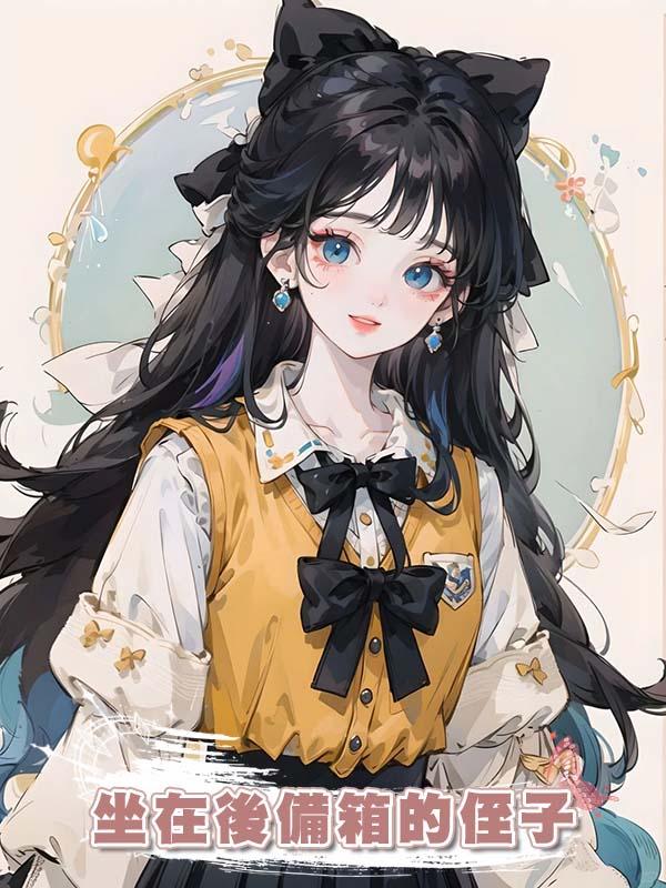 坐在後備箱的侄子